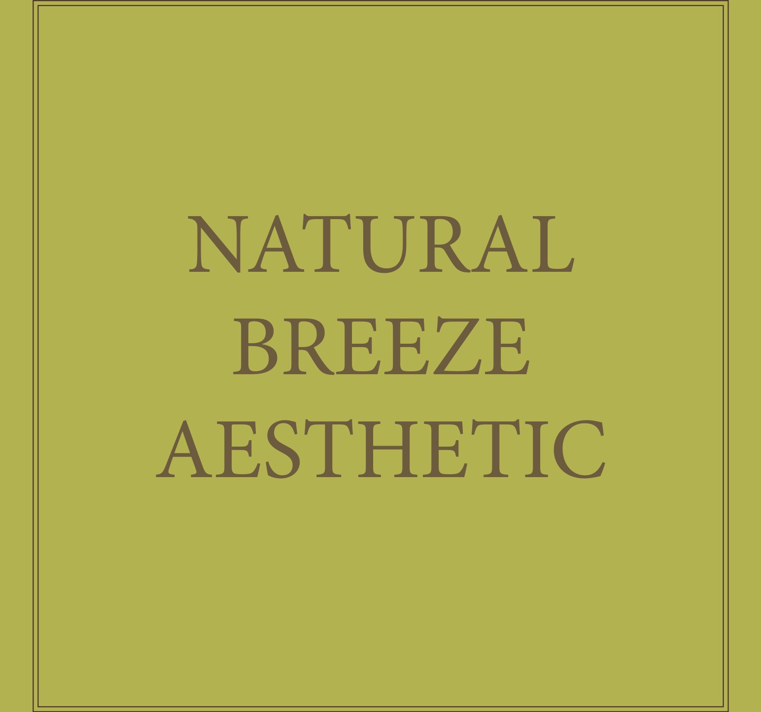 Natural Breeze Aesthetic — QUEGUAPA SS26